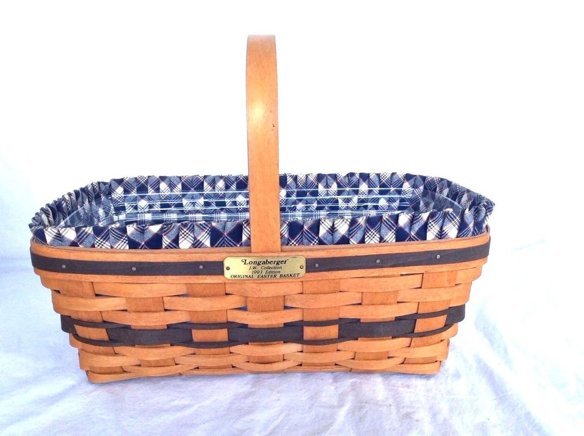 Longaberger 1993 JW Full Size Collection EASTER BASKET COMBO