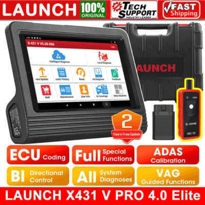 LAUNCH X431 V PRO 4.0 Bi-Directional OBD2 Tool Full System Scanner Programming