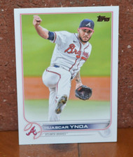 BASEBALL CARD TOPPS 2022 SERIES 1 BRAVES HUASCAR YNOA