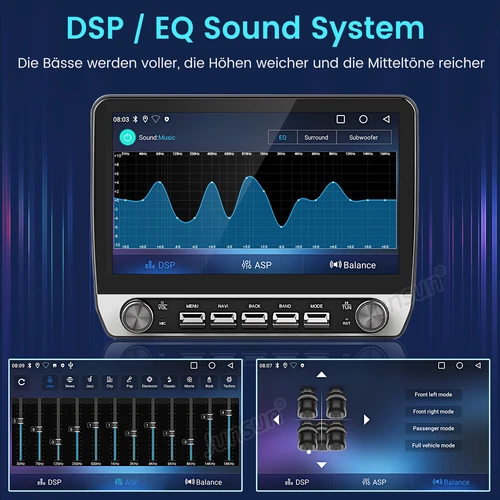 Autoradio 2+64GB Carplay Android 14 per Seat Ibiza 6j 2009-2013 GPS Navi WIFI FM - Foto 9 di 17