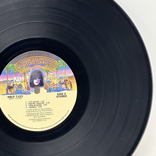 Kiss Vinyl LP Record Lot Of 2 Paul Stanley & Kiss - Picture 10 of 24