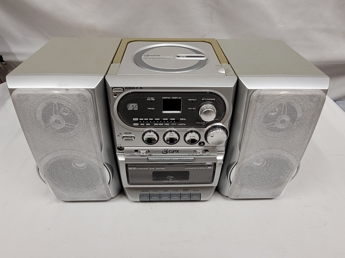 Vintage GPX Q916 AM/FM CD Cassette Portable Stereo | eBay