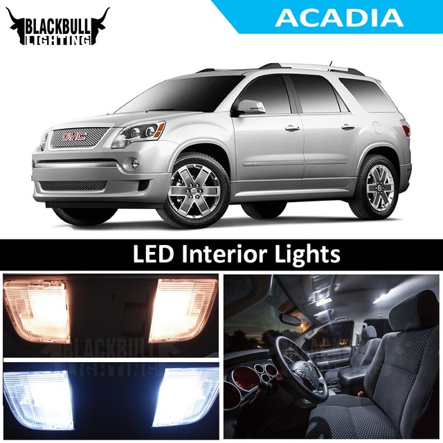 White LED Interior + Reverse Light Replacement Kit fits 20072017 GMC