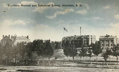 #ad #ad Aberdeen SD Postcard Northern Normal and Industrial School Tinted Blue Sky $7.12