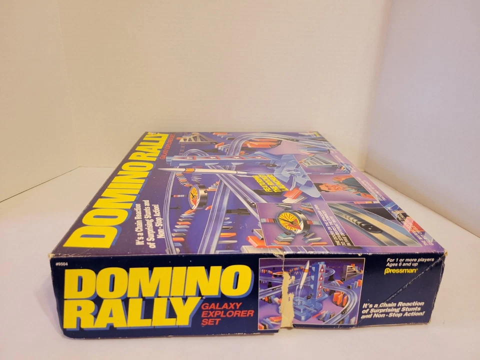 Domino Rally Galaxy Explorer Set Vintage 1993 Game - Incomplete - Image 4 of 4