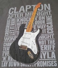 Eric Clapton 70 Birthday Celebration T Shirt 2015 Sz XL Madison Sq Garden NY