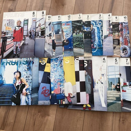 FRUiTS Magazine Street Fashion Tokyo Japan 20032005 Lot 21 set Book eBay