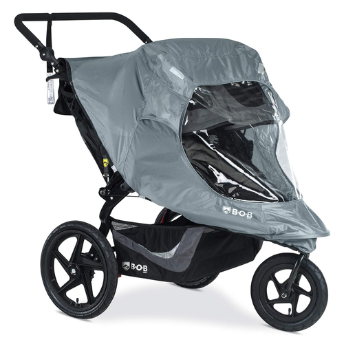 Duallie Swivel Wheel Stroller Weather Shield | Water and Wind Resistant + Ven...