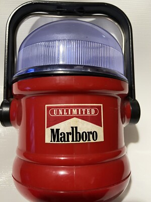 vintage marlboro cigarette lamp This pack is a striking example of mid-to-late 20th century tobacco advertising. Promotional displays like this were once common, part of a bold visual language used by tobacco Marlboro Lantern Flashlight Lamp Camping