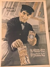 Vintage Mr Peanut/ Planters Magazine Ad From The Literary Digest 1921