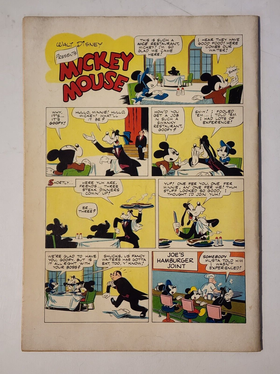 WALT DISNEY'S MICKEY MOUSE IN THE ICY HAND #28 1953 DELL COMICS | eBay