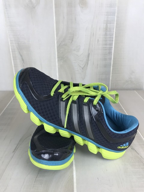 ADIDAS Women's Adiprene Sneakers Size 9 Navy Blue Turquoise Neon Green | eBay