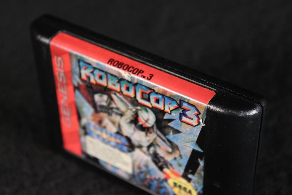 Sega Genesis Robocop 3 vintage original video game loose cartridge classic 1993 - Image 3 of 4