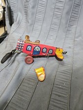 Vintage 1930's Louis Marx Sky Flyer Airplane Parts Repair Project Pilot