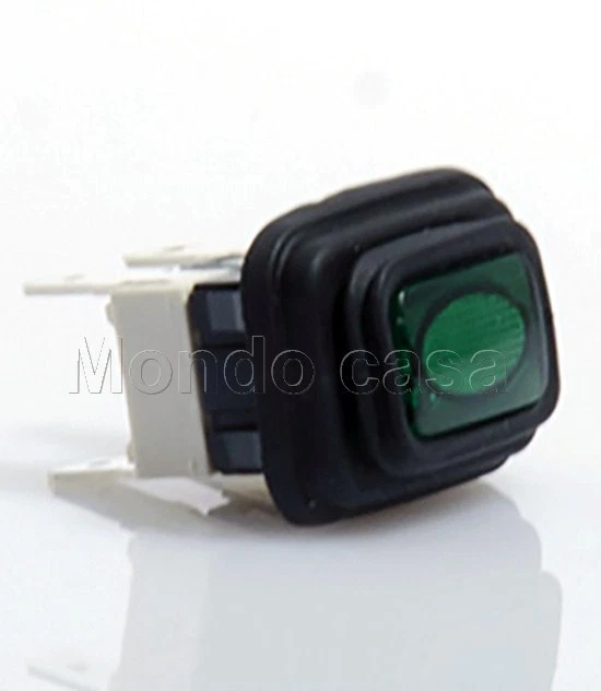 Interruptor de botón de encendido Diddiesse verde para cafetera FROG Borbone Foto 4 de 4