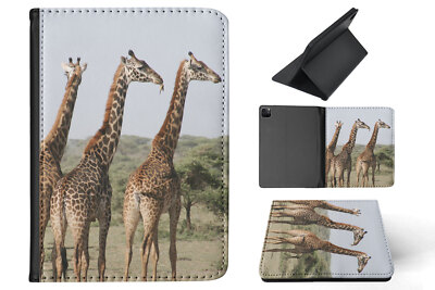 CASE COVER FOR APPLE IPAD|CUTE AFRICAN GIRAFFE ANIMAL #13