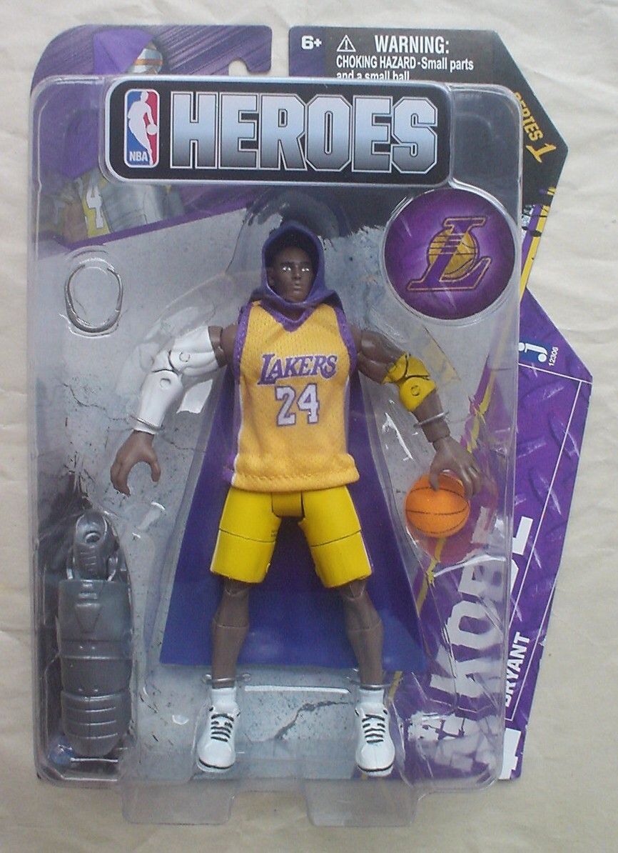 KOBE BRYANT LA Lakers & LEBRON JAMES NBA Heroes Series 1 Jazwares KOBE BRYANT LA Lakers & LEBRON JAMES NBA Heroes Series 1 Jazwares