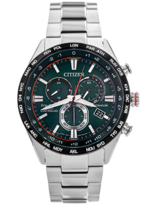 Citizen Super Titanium CB5946-82X Controlled Green Dial Sapphire