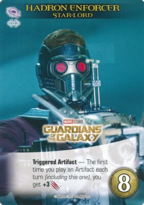 STAR-LORD Upper Deck Marvel Legendary MCU GOTG SP HADRON ENFORCER