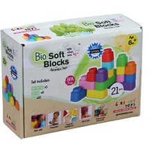 Soft blocks set 21 pcs by Gerardo's Toys, suitable for 6 months