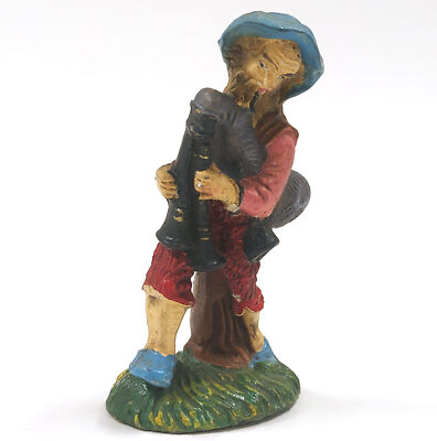 Vintage Nativity Papier Pappmache Figur 10cm Weihnachten Fontanini AF589