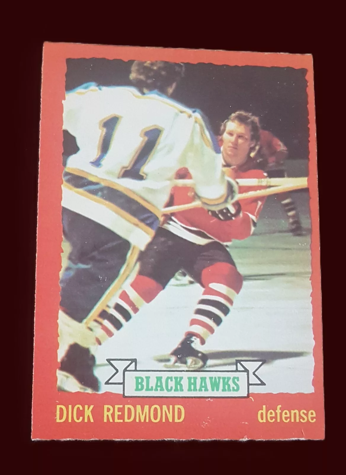 Dick Redmond trading card