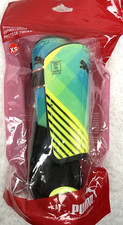 Puma Adreno Youth Soccer Shin Guards SZ XS Up To 3 9 EVA Foam Padding Teal...