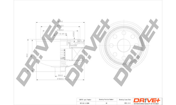 Dr!ve+ ÖLfilter Anschraubfilter FüR VW LT 28-46 II Pritsche/Fahrgestell 2.8 TDI-image