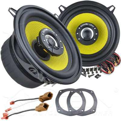 GROUND ZERO LAUTSPRECHER für NISSAN MICRA III C+C Typ K12 2005-2009 Hinten #BB3A