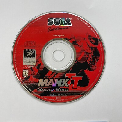 Vintage Sega Manx TT SuperBike PC CD Game US Retail Store Edition