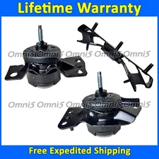 K4300 Motor & Transmission Mount Set 3pc For 2020-2023 Jeep Wrangler 3.0L AUTO