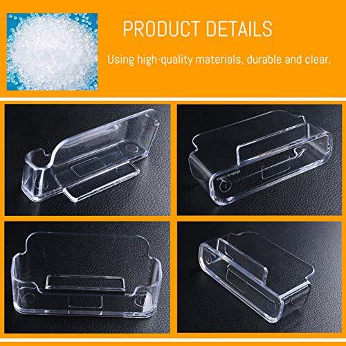 8 Pack Clear Acrylic Business Card Holder Display Desk Stand Fits 30-50 Cards - Afbeelding 5 van 9