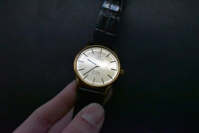 Vintage Omega Constellation Quartz Cal 1330 Gold Mens Watch Japan N Mi