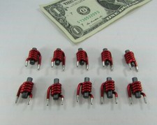 Lot/10 Copper Wirewound Choke Ferrites PCB Vertical Mount Inductor Solder Tinned