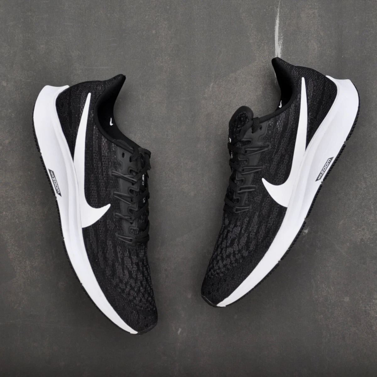Air zoom pegasus 36 mens black white-thunder hot sale grey