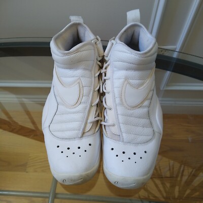 2017 Nike Air Shake Ndestrukt Triple White OG Dennis Rodman  display picture 2