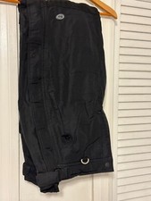 Slalom Ski/Snowboarding Snow Pants Size-S Black Adjustable Waist Pockets Lined