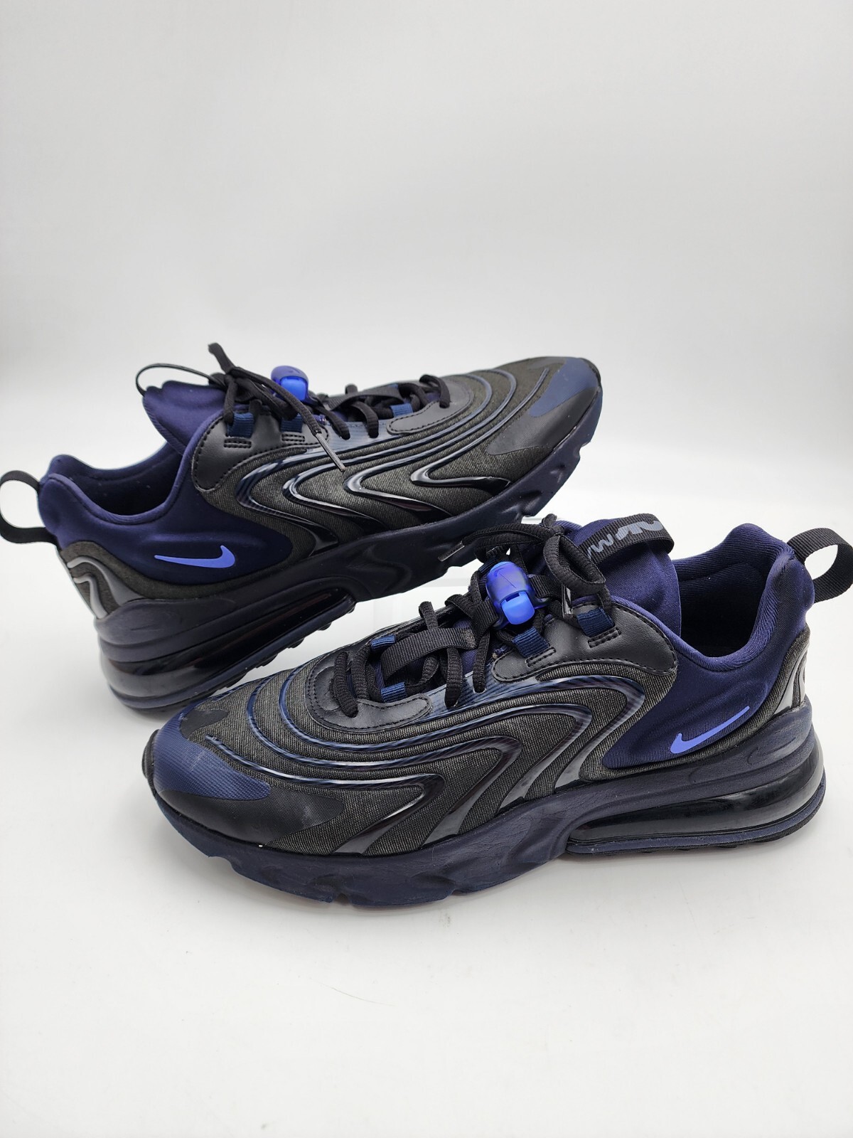 Discriminar Radioactivo ramo de flores Nike Air Max 270 React ENG Black Sapphire Shoes CD0113-001 Men&#039;s Size  9.5 | eBay