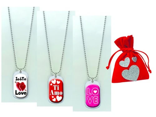 COLLANA CON PIASTRINA SAN VALENTINO