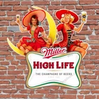 Vintage Style Miller High Life Beer Metal Sign Game Room Man Cave Bar 15.5x15.25