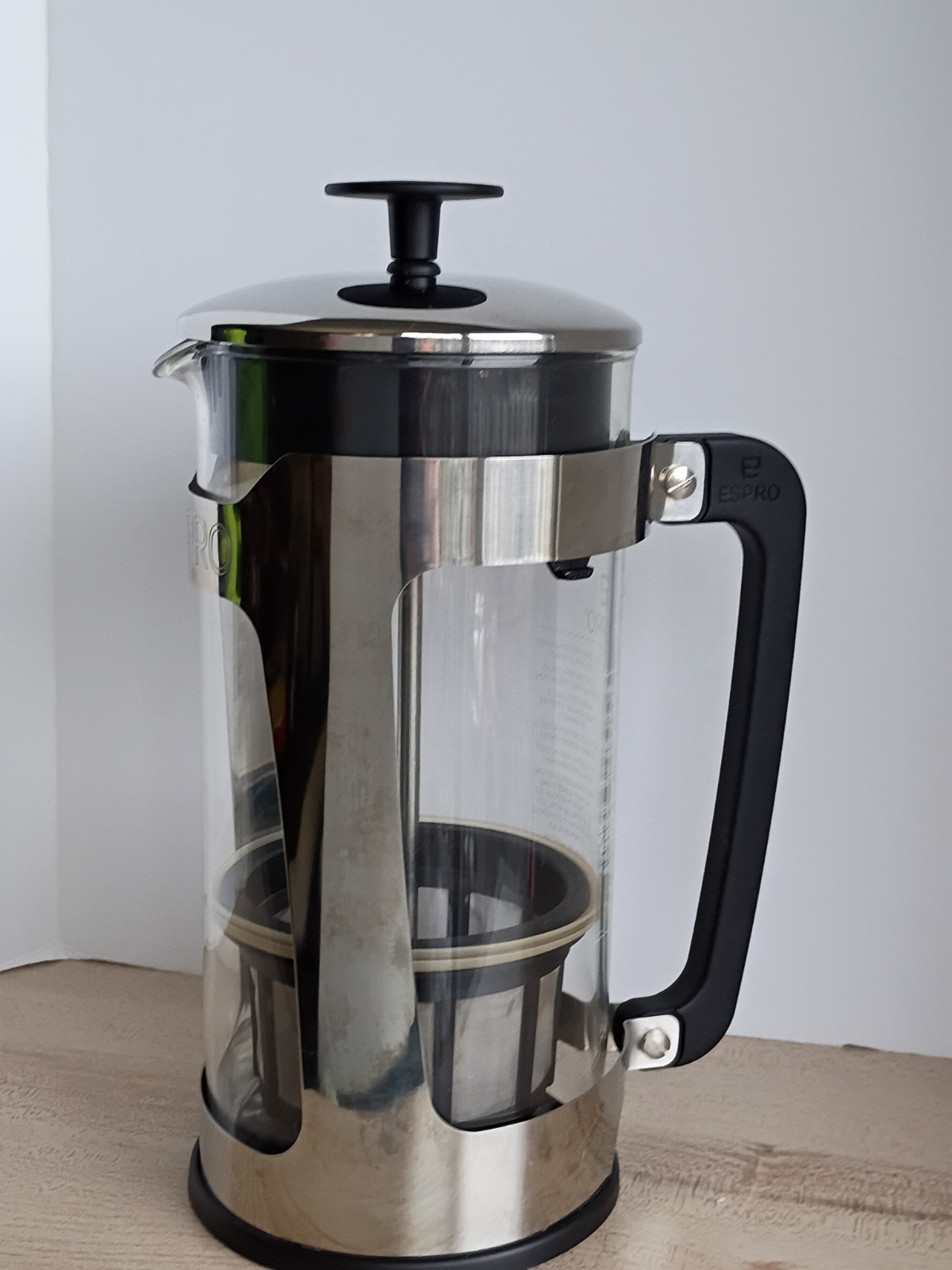 - Double Micro-filtered Coffee And Tea 32oz Glass Steel