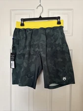 Greyson Men’s Size Small Camo Green Fulton Workout 9.5 Inch Lined Training Short