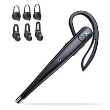 Bluetooth Headset with Microphone, Bluetooth Headset Noise Canceling, Single ...
