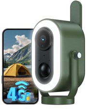 4G LTE Überwachungskamera Tragbar Magnetisch SIM Karte 2K Nachtsicht 3MP HD