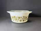 Vintage PYREX “Crazy Daisy” Spring Blossom #474-B 1.5 Qt Casserole Dish + Lid