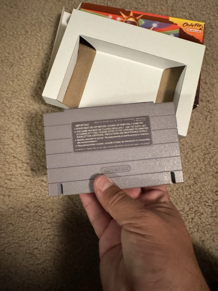 Earthbound Super Nintendo SNES Authentic - W/ Display Box - Image 3 of 4