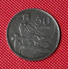50 Santimu Latvia 1922