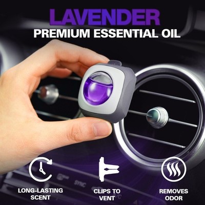 Lavender Scent Car Air Freshener Vent Clip, Car Freshener Vent
