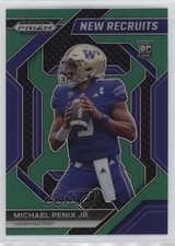 2024 Panini Prizm Draft Picks New Recruits Green Michael Penix Jr #NR-MPJ 1o93