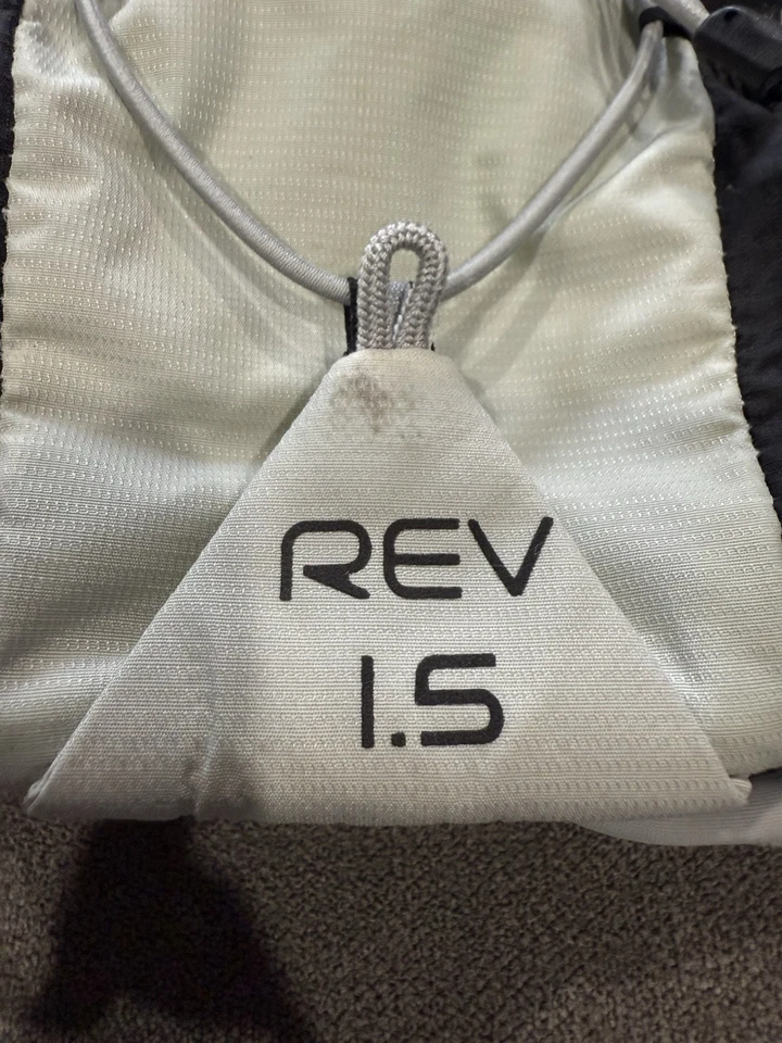 Osprey Rev 1.5 L Hydra Hydra Paquete Mochila Correr Triatlón Bolsa Gris Foto 2 de 4